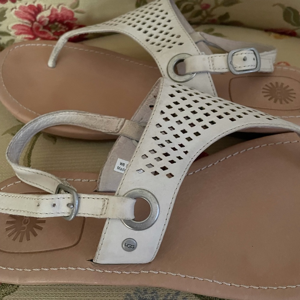 UGG Ivory Sandals